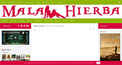Desktop Screenshot of mala-hierba.com