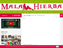 Tablet Screenshot of mala-hierba.com